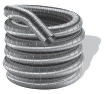 Dura-Vent 3DFA-25 3 x 25 DuraFlex Length in Aluminum