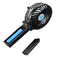 Fonxian Mini Portable Fan Rechargeable Battery Powered Small Table Fan with 3-level Speed (Orange) N9