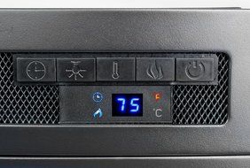 AKDY Freestanding 6 Setting LED Backlights Tempered Glass Adjustable Electric Fireplace Heater w/ Remote Control... N7