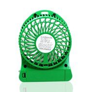 Fonxian Mini Portable Fan Rechargeable Battery Powered Small Table Fan with 3-level Speed (Orange) N11