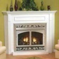 Empire Comfort Systems EMBC-2S-W White Standard Corner Cabinet Mantle N2