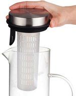 1000ML Borosilicate Glass Fruit Infusion Pitcher / BPA Free Fruit Infuser / Borosilicate Glass Water Pitcher /...