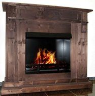 Gel + Ethanol Fire-Places Stockholm Dark-Brown Use With Bio-Ethanol And Fire Gel