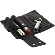Scotte(TM) top grade cigar suit leather Cigar Cases with Cigar Cutter and 2 smoke tube N6