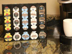 The Cupboard Caddy, Compatible with Keurig K-cup Size Pods, Premium Storage Dispenser, Holder &amp; Stand N2