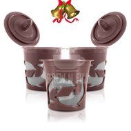 Keurig Filter- Universal Reusable / Refillable K Cups / Pods for Coffee and Tea - Eco Friendly and Refillable...