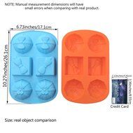 Cake Bread Molds, 2PCS YYP [6 Cavity Gift Box Shape Mold] Silicone Cake Bread Making Mold for Home Baking - Reusable...