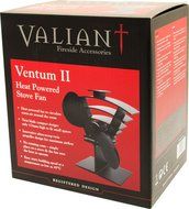 Valiant FIR362 Ventum 2 Heat Powered Stove Fan, Satin Black N8