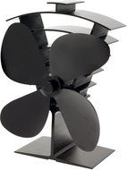 Valiant FIR362 Ventum 2 Heat Powered Stove Fan, Satin Black N10