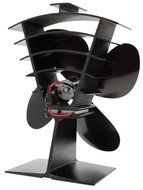 Valiant FIR362 Ventum 2 Heat Powered Stove Fan, Satin Black N11