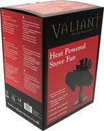 Valiant FIR362 Ventum 2 Heat Powered Stove Fan, Satin Black N12