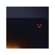 Wall Mounted/ Stand Electric Indoor Portable Fireplace Heater for Sale, 36 in. Glass, Black, Brand New N2