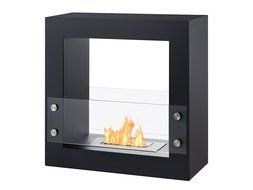 Ignis Tectum Mini White Freestanding Ventless Ethanol Fireplace N11