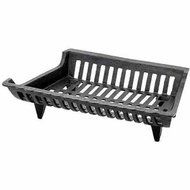 Pleasant Hearth 18" Cast Iron Grate, Black .Coated With High Temperature Paint.