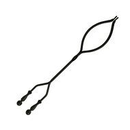 Amagabeli Fireplace Toolset 5 Pieces Wrought Iron Tools Rustic with Ball Handles , 31-inch High , Black N5