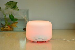 500ml Round Home Big Series LED Aroma Diffuser Essential Oil Air Humidifier FD04 by Purple-Violet N3