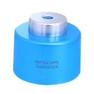 Sonline Mini Portable Bottle Cap Air Humidifier with USB Cable for Office Home, Blue Color N4