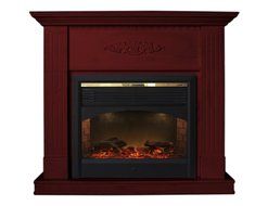 Cherry Diana Electric Fireplace Heater with Remote Control (CHERRY)