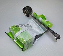 SelfTek Coffee Measuring Scoop with Bag Seal Clip Stainless Steel Spoon N2
