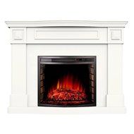 Argo Furniture Alessa Electric Fireplace, White N13