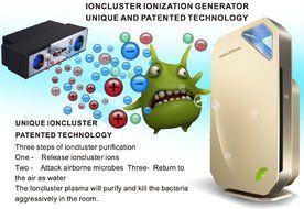 Green Air Purifiers Green Air Encore HEPA and Carbon Filter Alpine Air Purifier with IonCluster Technology N4