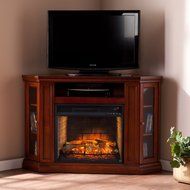 Southern Enterprises Claremont Convertible Media Infrared Fireplace N8