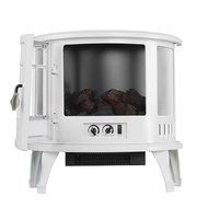 3G Plus Electric Free-Standing Fireplace Heater - White N5