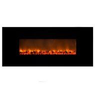 Yosemite Home Decor DF-EFP148 Wall Hung Electric Fireplace, Black