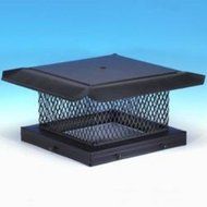 Chimney 14717 HomeSaver Black Chimney Cap - .625 Inch Mesh - 13 Inches x 21 Inches