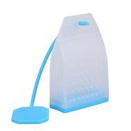 Cojoy Tea Infuser Silicone Strainer + Steeper + Teabag Coaster (4 Colors/Pack) N2