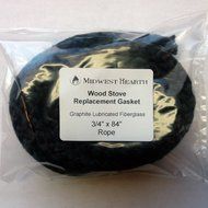 Midwest Hearth Wood Stove Replacement Gasket for Woodburning Stoves - Graphite Impregnated Fiberglass Gaskets... N14