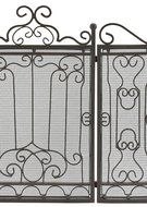 Deco 79 90569 Metal Fire Screen for Complete Safety at Fire Place