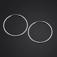 Fashion Women Silver Plated Hoop Dangle Earring Studs Jewelry N5