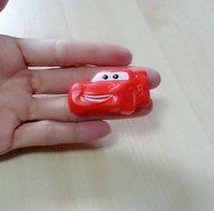 Silicone Mold Big Lightning McQueen Car Cars (47mm) Cup Cake Topper Crayon Soap