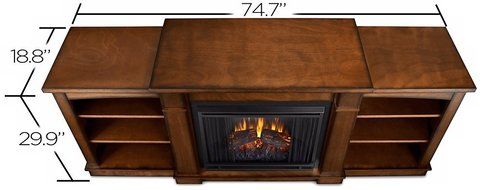 Real Flame Hawthorne Electric Fireplace - Burnished Oak N4