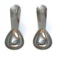 Premium Coffee Scoop (Set of 2) - 2 Tablespoon (Tbsp) - The Best Stainless Steel Measuring Spoons for Coffee,... N4