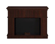 Cherry Finish Better Homes And Gardens Remote Control Ashwood Road Electric Fireplace Media Console For TV's Up... N7