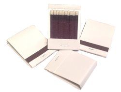 50 Plain White Matches Matchbooks Wedding, Birthday etc