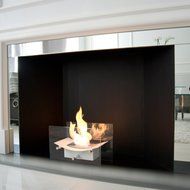 Moda Flame Cavo Table Top Ventless Bio Ethanol Fireplace in White N7