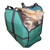 NEW ~ Deluxe Log Bag Carrier ~ This Superior Heavy Duty Outdoor-Indoor Log Holder Carrier for Firewood Is 16 Oz... N6