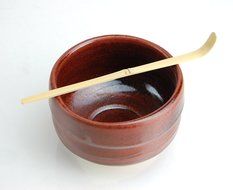 Red Raku Japanese Ceremony Tea Bowl | Ryu Mei |#84618062 | Red | 16oz | Matcha Green Tea Powder | Chawan | Minoyaki...
