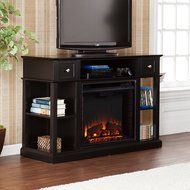 Dayton Media Fireplace - Black N2