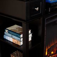 Dayton Media Fireplace - Black N3