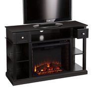 Dayton Media Fireplace - Black N4