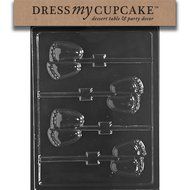 Dress My Cupcake Chocolate Candy Mold, Chubby Baby Feet Lollipop, Baby Shower