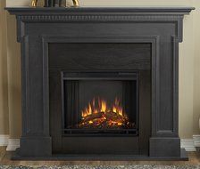 Real Flame 5010E-W Thayer Electric Fireplace, White