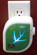 O3 LEAF Plug-In Adjustable Ionic Air Purifier (ORANGE) N11
