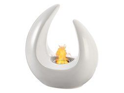 Ignis Mika Black Ceramic Tabletop Ventless Ethanol Fireplace N7
