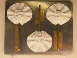 Turkey With Candy Corn Cavities Lollipop T023 Thanksgiving Chocolate Candy Mold