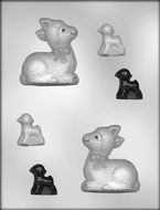 CK Products 3&quot; 3D Lamb Choc Mold